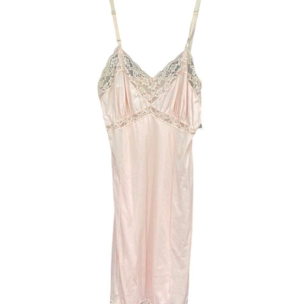Vintage Pink Lace Slip Dress – Y2K Penny Lane Festival Style